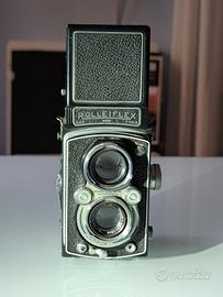 Rolleiflex con Tessar  75 mm f 3.5