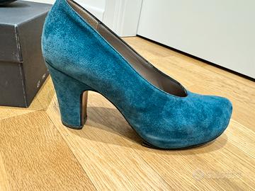Scarpe verde petrolio
