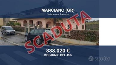 Immobile in asta di 331 m² con box auto a Manciano