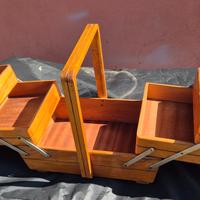 Portalavoro Vintage in Legno - Estensibile