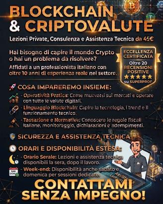 addetto assistenza crypto