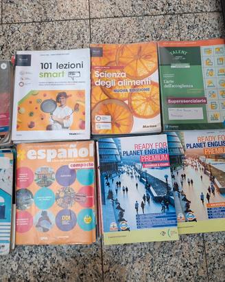 libri biennio istituto Alberghiero G.Galli  Bg