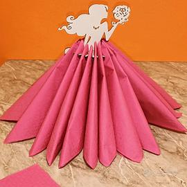 Portatovaglioli in legno - Bambolina 💃🏻