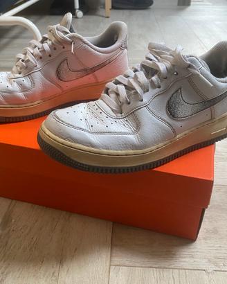 Air Force 1 bianche e beige taglia 43