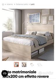 struttura letto matrimoniale