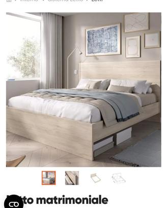 struttura letto matrimoniale