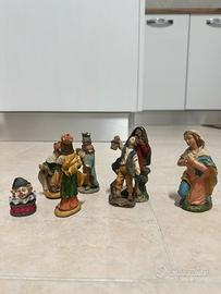 Statuine vintage per presepe