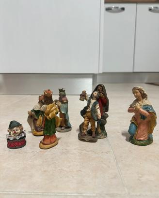 Statuine vintage per presepe