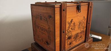 scatola vini legno