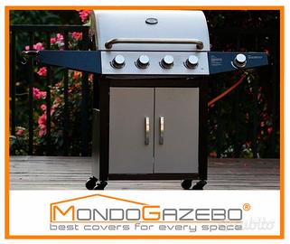Barbecue griglia bracere barbeque 4 fuochi bbq