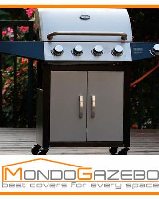 Barbecue griglia bracere barbeque 4 fuochi bbq