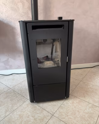 Stufa a pellet Punto Fuoco Thelma 8 kW – Nero