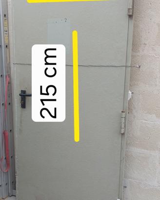 Porta tagliafuoco blindata 215x100