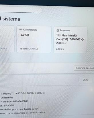 Lenovo thinkpad X1 Carbon Gen9 i7 16gb 1Tb