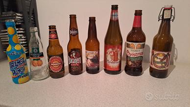 BOTTIGLIE BIRRA VUOTE DA COLLEZIONE