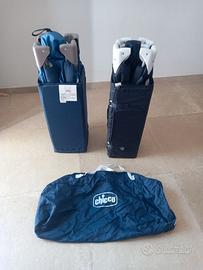 Lettino da viaggio di colore Blu