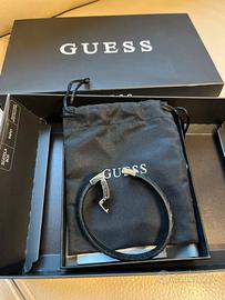 Bracciale Guess nero con scatola