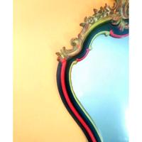 Specchio da parete barocco moderno con consolle