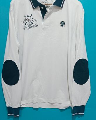 polo uomo manica lunga North sails 