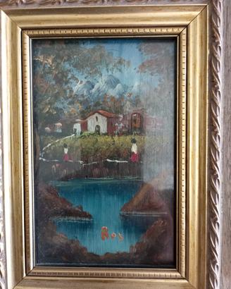 Coppia quadretti vintage