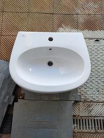 Lavabo sospeso in ceramica Pozzi Ginori EGG 65
