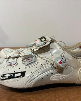 Scarpe sidi wire carbon lucido
