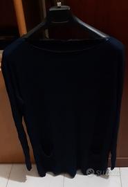 Maglione Donna lungo blu