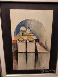 QUADRO DI CARLO BRENNA  40x50   OLIO SU TAVOLA