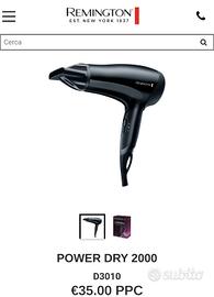 asciugacapelli Remington Power Dry 2000