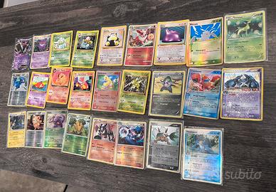 Carte Pokemon rare super rare e comuni