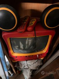 Televisore + DvD player vintage della Disney