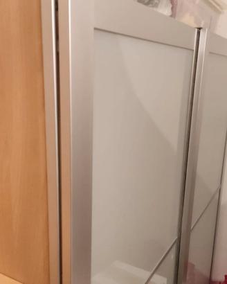 armadio Pax Ikea 2 ante scorrevoli vetro satinato