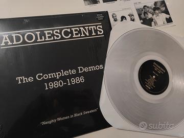 vinile 33 giri adolescents punk rock trasparente 