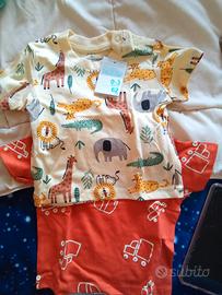 magliette Primark 0/3 mesi