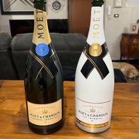 2 Bottiglie Moet & Chandon da 1,5 lt vuote