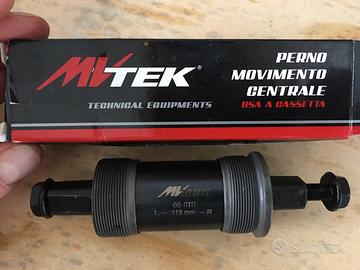 Perno, asse rotazione pedali bicicletta MTB