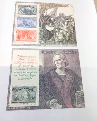 Francobolli Cristoforo Colombo 
