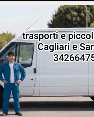 Furgone con conducente trasporti piccoli traslochi