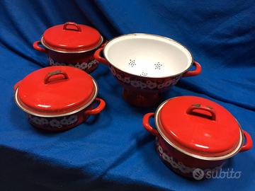 Batteria pentole vintage