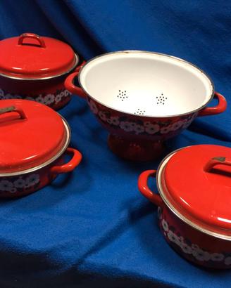 Batteria pentole vintage