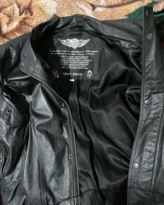 Giubbotto in Pelle Uomo-Moto Vintage-Roger David