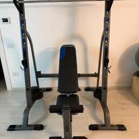 Panca multifunzionale con Rack