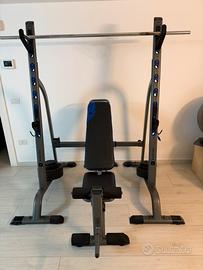 Panca multifunzionale con Rack