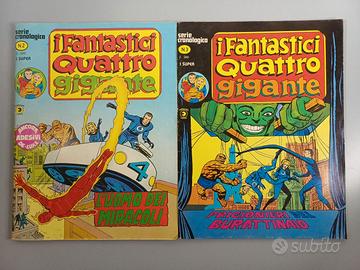 FANTASTICI QUATTRO GIGANTE - LOTTO 8 NUMERI - 1976