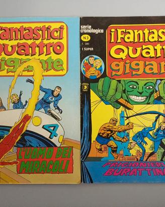 FANTASTICI QUATTRO GIGANTE - LOTTO 8 NUMERI - 1976
