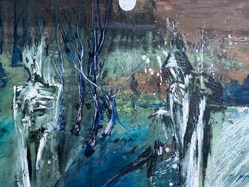 quadro fantasy dipinto a mano