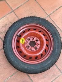 Ruota di scorta fiat 600 kit completo con cric