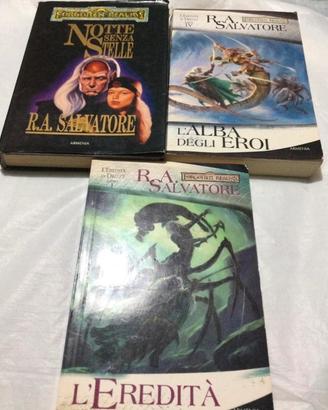 R. A. Salvatore 3 libri L’eredità di Drizz