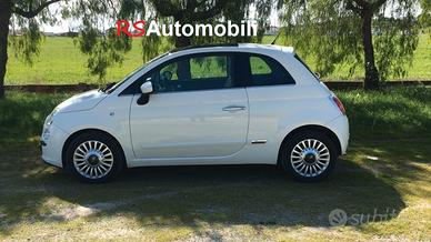 FIAT 500 1.2 LOUNGE PELLE RED TETTO P. GARANZIA12/