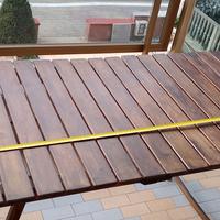 tavolo da giardino in legno pieghevole 